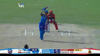 M46: DC vs RCB – Shikhar Dhawan Six