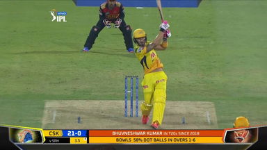 M44: SRH vs CSK – Faf du Plessis Six