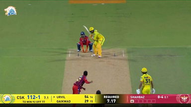 IPL 2026 M53: CSK vs LSG - Urvil Patel Six