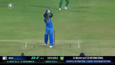 IND vs SA 2022, 1ST T20I: Suryakumar Yadav  Six