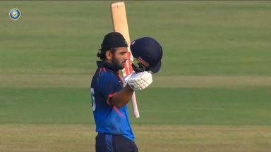 Vijay Hazare Trophy 2025 QF4, Karnataka vs Baroda: Shashwat Rawat's valiant knock of 104(126)