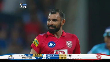Mohammed Shami's economical 3/21