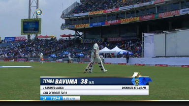 IND vs SA 2019, 2nd Test, Day 4: Temba Bavuma Wicket