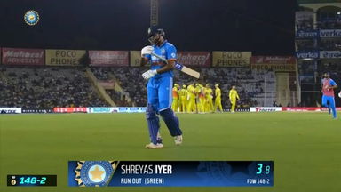 IND vs AUS 2023-24, 1ST ODI: Shreyas Iyer Wicket