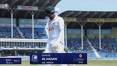 IND vs BAN 2024, 2ND Test: Shakib Al Hasan Wicket