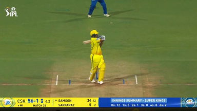 IPL 2026 M33: MI vs CSK - Sanju Samson Six