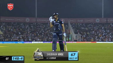 M18: PBKS vs GT – Shubman Gill Wicket