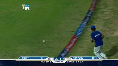 M24: MI vs KKR – Ambati Rayudu Six