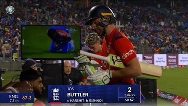 IND vs ENG 2025, 4th T20I: Jos Buttler Wicket