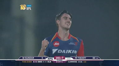 M52: DD vs RPS – Manoj Tiwary Wicket
