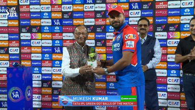 IPL 2025 M40: LSG vs DC - TATA IPL Green Dot Balls of the Match - Mukesh Kumar