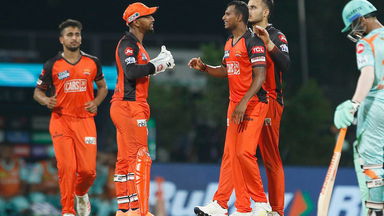 T Natarajan's bullseye yorker to castle Krunal Pandya