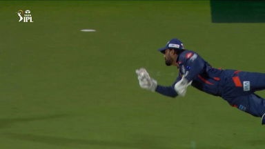Is it a bird? Is it a plane? No, it's KL Rahul!