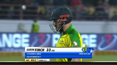 IND vs AUS 2020, 2nd ODI: Aaron Finch Wicket