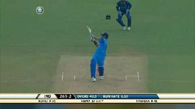 1ST ODI: IND vs SL – Suresh Raina Six