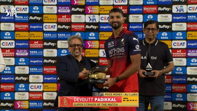 IPL 2026 M39: DC vs RCB - Sierra Super Striker of the Match - Devdutt Padikkal