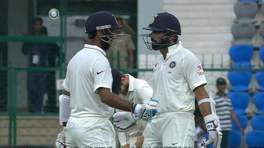 1st Test Day 1: 100-run stand between M Vijay & Pujara for 2nd wicket