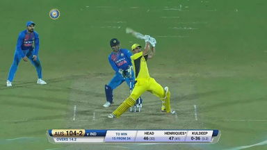 IND vs AUS 2017, 2nd T20I: Moises Henriques Six