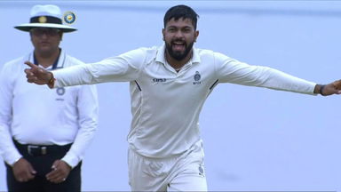 Ranji Trophy 2021-22, Bengal v Madhya Pradesh, SF-1: Bengal 1st Innings Fall of Wickets