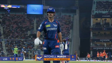 IPL 2025 M13: LSG vs PBKS - Mitchell Marsh Wicket