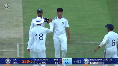 Duleep Trophy 2026 QF1, EZ vs NEZ: Pheiroijam Jotin's impressive spell of 3/64
