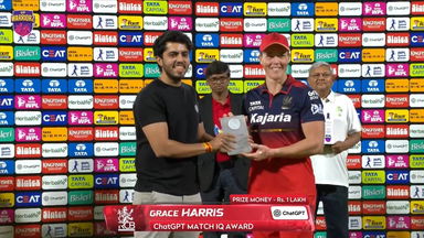 ChatGPT Match IQ Award: Match 18, UP Warriorz vs Royal Challengers Bengaluru, WPL 2026: Grace Harris