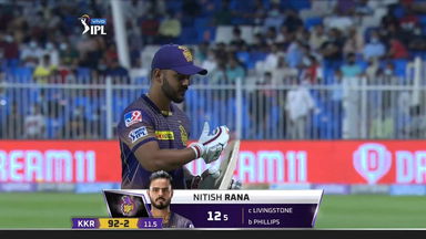 M54: KKR vs RR – Nitish Rana Wicket