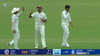 Ranji Trophy 2025-26, Saurashtra vs Madhya Pradesh, Day 2 : Match Highlights