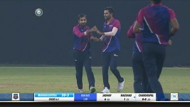 Syed Mushtaq Ali Trophy 2019-20, RCA vs MHCA: Fall of wickets