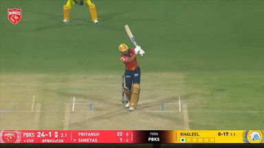 IPL 2025 M22: PBKS vs CSK - Shreyas Iyer Six