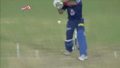 M44: DD vs KKR – Unmukt Chand Wicket