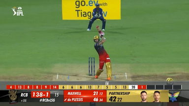 M15: RCB vs LSG – Faf Du Plessis Six