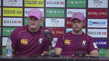 CLT20 2014 Q6: MI vs NK  –   Press Conference – Scott Styris and Daniel Flynn