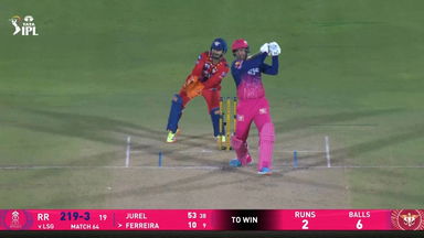 IPL 2026 M64: RR vs LSG - Donovan Ferreira Six