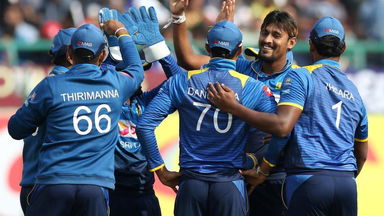 IND vs SL 2017, 1st ODI: Fall of wickets