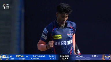 IPL 2025 M45: MI vs LSG - Hardik Pandya Wicket