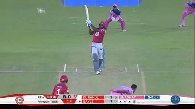 M32: KXIP vs RR – Chris Gayle Six
