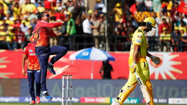WHAT A START! Rahul Chahar gets Gaikwad, Dube off consecutive balls