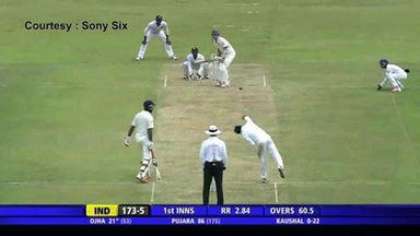 SL vs India, 3rd Test : Ind 1st Innings - Naman Ojha Wicket
