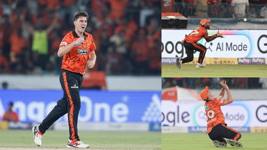 Safe as houses! Malinga, Cummins' superb catches