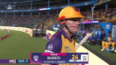 Wicket: Match 8, Delhi Capitals vs UP Warriorz, WPL 2025: Tahlia McGrath Wicket