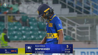 IND-W vs SL-W 2025, 4th T20I: Rashmika Sewwandi Wicket
