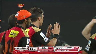 M48: SRH vs KXIP – Glenn Maxwell Wicket