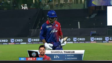 M27: DC vs RCB – Shardul Thakur Wicket