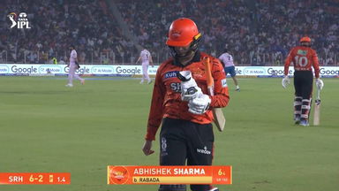 IPL 2026 M56: GT vs SRH - Abhishek Sharma Wicket
