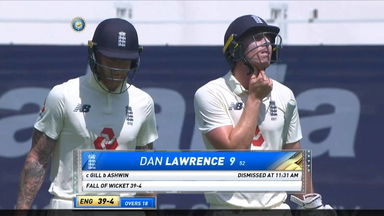 IND vs ENG 2021, 2nd Test, Day 2: Dan Lawrence Wicket