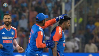 Maiden T20I wicket: Concussion sub Harshit Rana opens his wicket account in T20Is