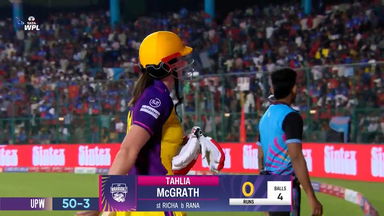 Wicket: Match 9, Royal Challengers Bengaluru vs UP Warriorz, WPL 2025: Tahlia McGrath Wicket