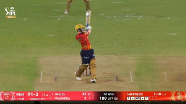 IPL 2025 Final: RCB vs PBKS - Josh Inglis Six
