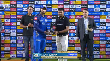 IPL 2026 M30: GT vs MI - Angel One Super Sixes of the Match - Tilak Varma